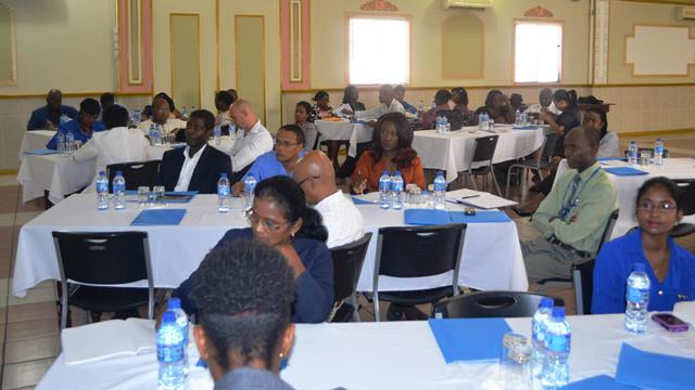 A section of the persons in attendance at the FAO Country Programming Framework Consultation Brief