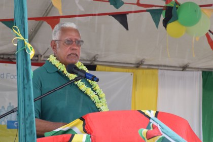 Minister Holder addresses World Food Day participants