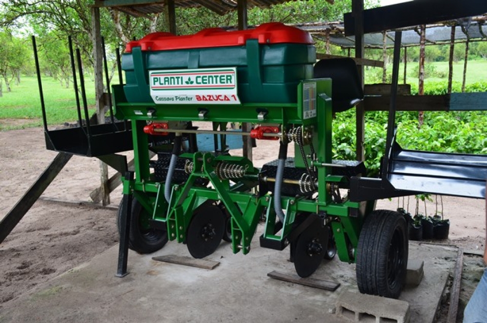 The National Agricultural Research and Extension Institute’s (NAREI) Mechanical Harvesting machine