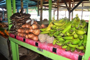 Ground provision for sale at Mon Repos Market 