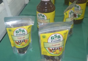 GSA mand vegifruits on display at Berbice Expo