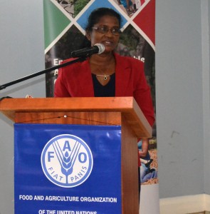 Ms. Dhanrajie Madray, Assistant Representative, FAO Guyana