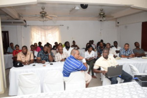 Some the stakeholders in attendance