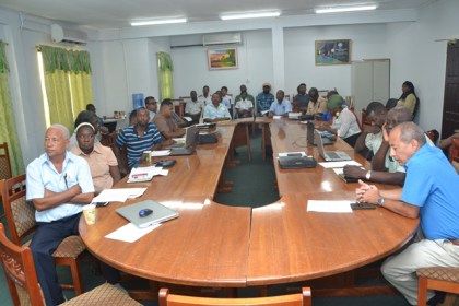 Stakeholders at the workshop