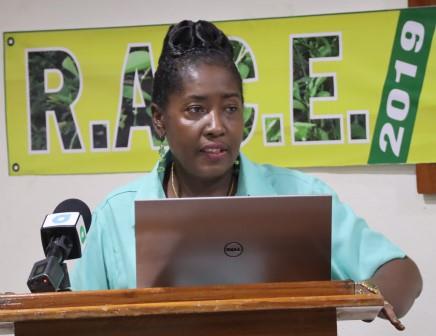 Minister within the Ministry of Agriculture, Hon. Valerie Adams-Yearwood