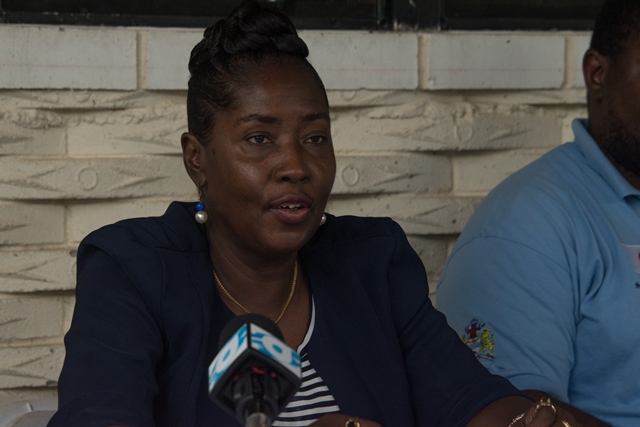 Minister within the Ministry of Agriculture,  Hon. Valerie Adams-Yearwood