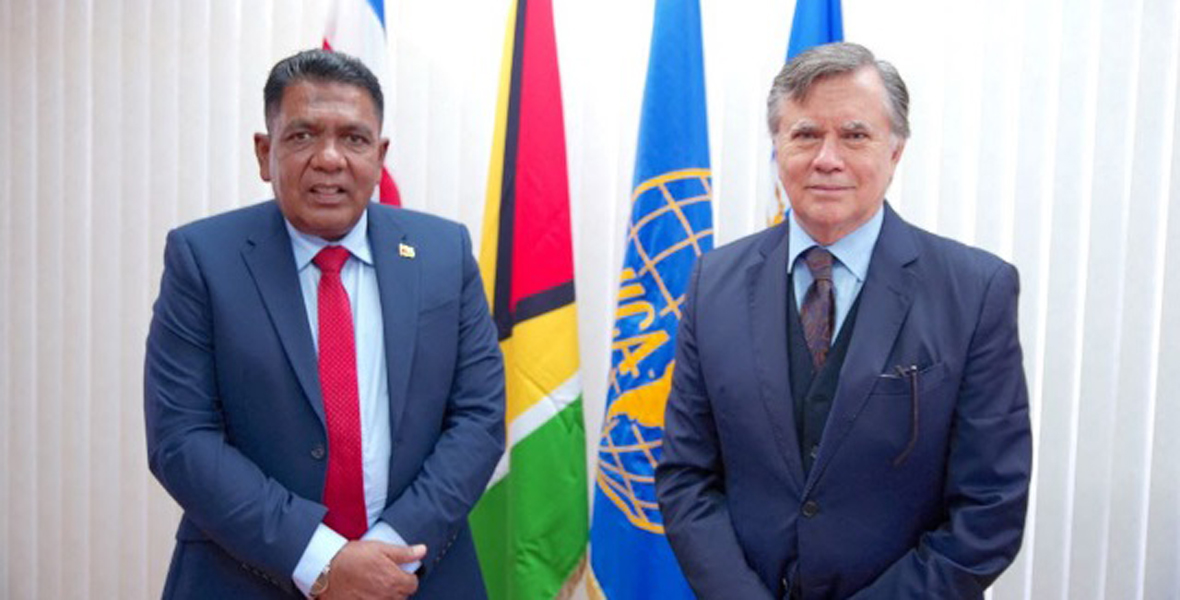 Guyana guarantees its support for the continental alliance promoted by IICA to reduce food insecurity in the Americas. 
