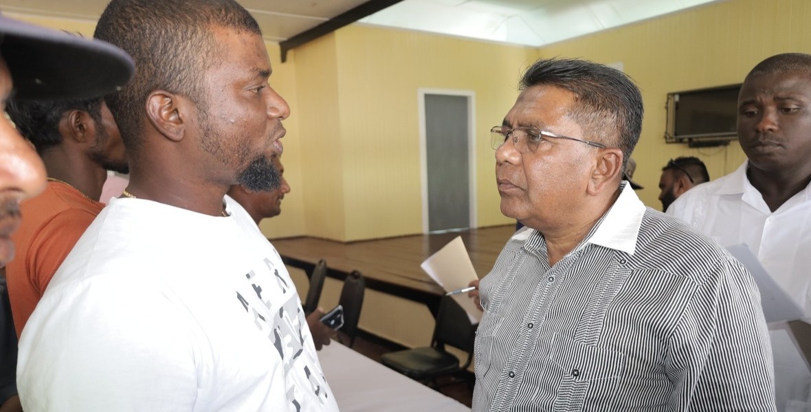 Agri. Minister engages Corentyne brackish water shrimp farmers