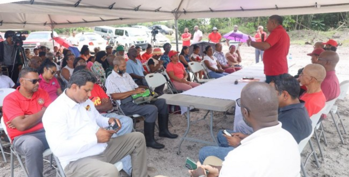 Min. Mustapha delivers vital support to Soesdyke-Linden Highway farmers