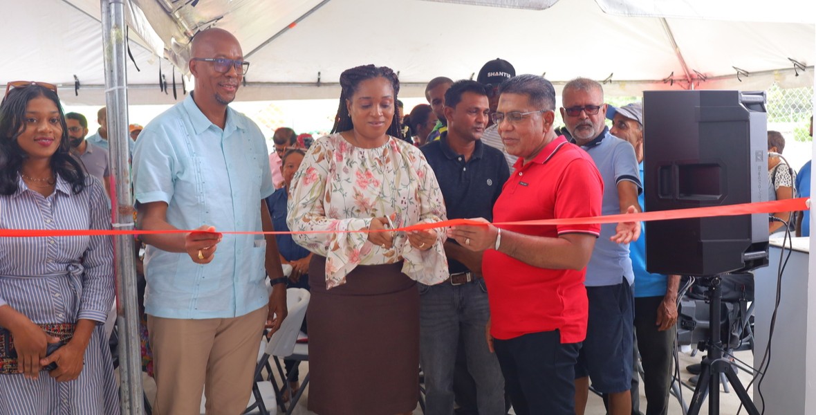$58.5 M agro-processing facility commissioned in Canal Number One Polder