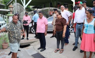 Interlocking drainage system encroached by residential construction – Min. Mustapha