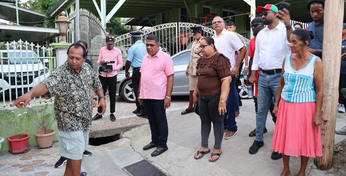 Interlocking drainage system encroached by residential construction – Min. Mustapha