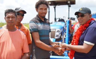 Minister Mustapha calls for Berbice River communities to lead Guyana’s bean production