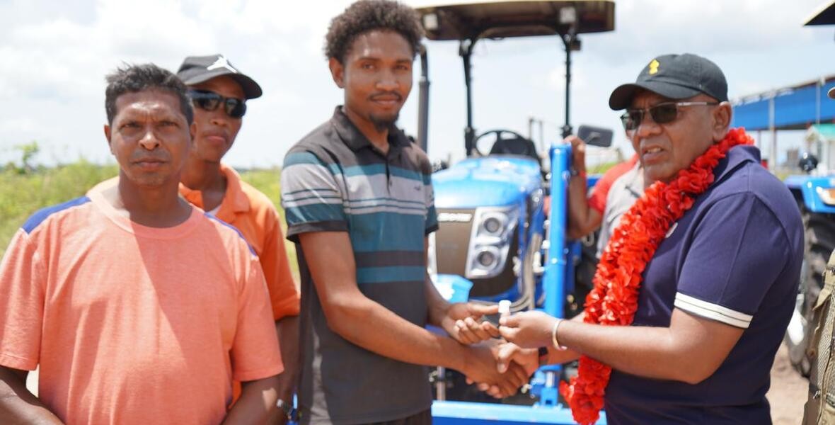 Minister Mustapha calls for Berbice River communities to lead Guyana’s bean production