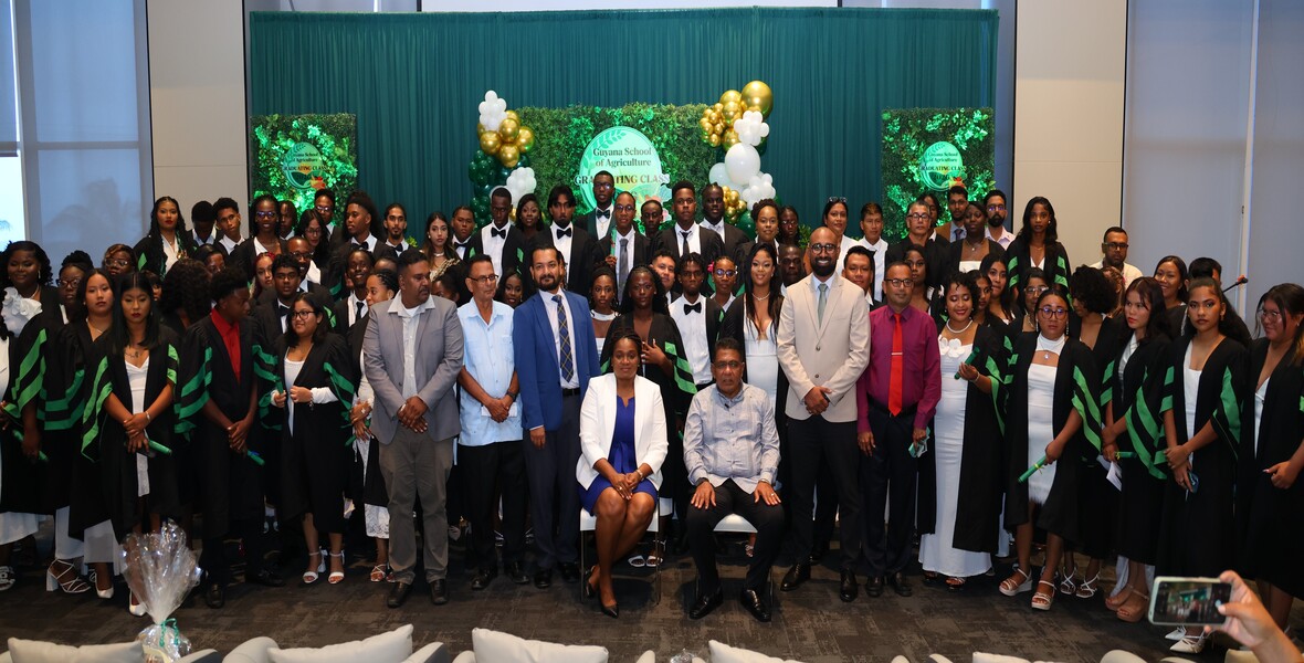 102 graduate from Guyana School of Agriculture as Minister Mustapha highlights expanding opportunities in the sector